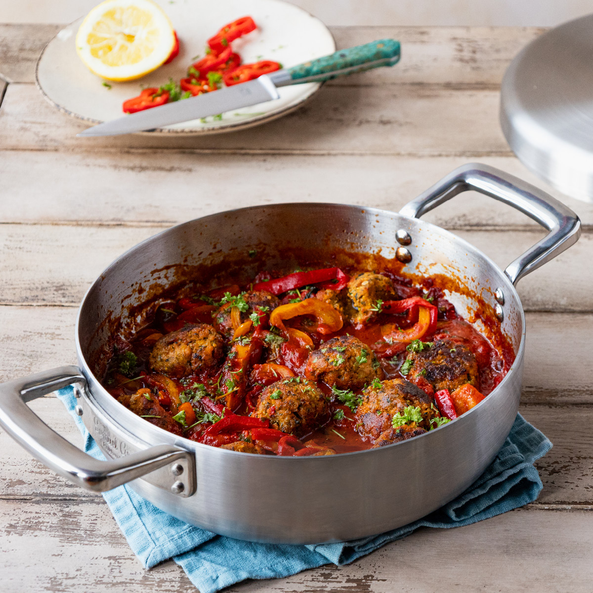 Samuel Groves Sautépanne med lokk 26 cm urban rustfritt stål