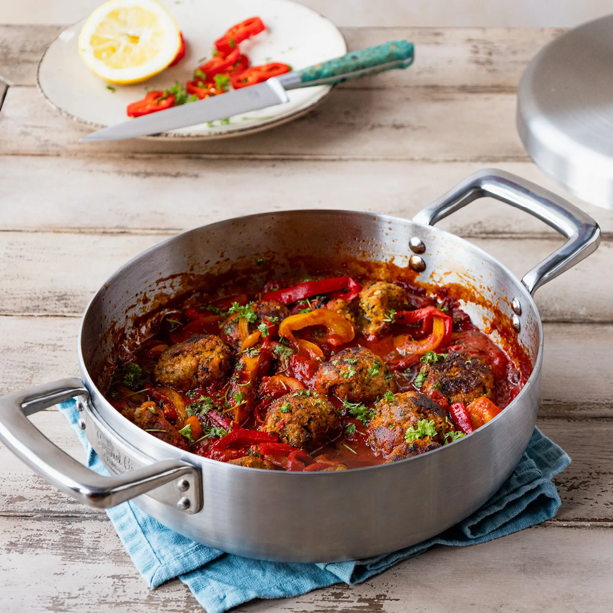 Samuel Groves Sautépanne med lokk 26 cm urban rustfritt stål