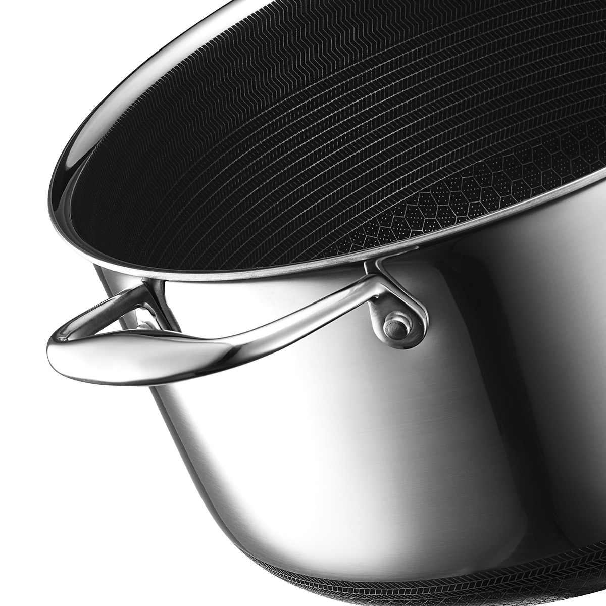 Hexclad Hybrid gryta med lock 7,6 L