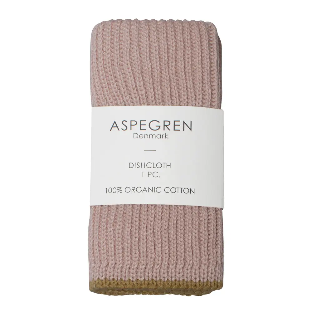 Ripple Neulottu tiskirätti 26x26 cm Powder