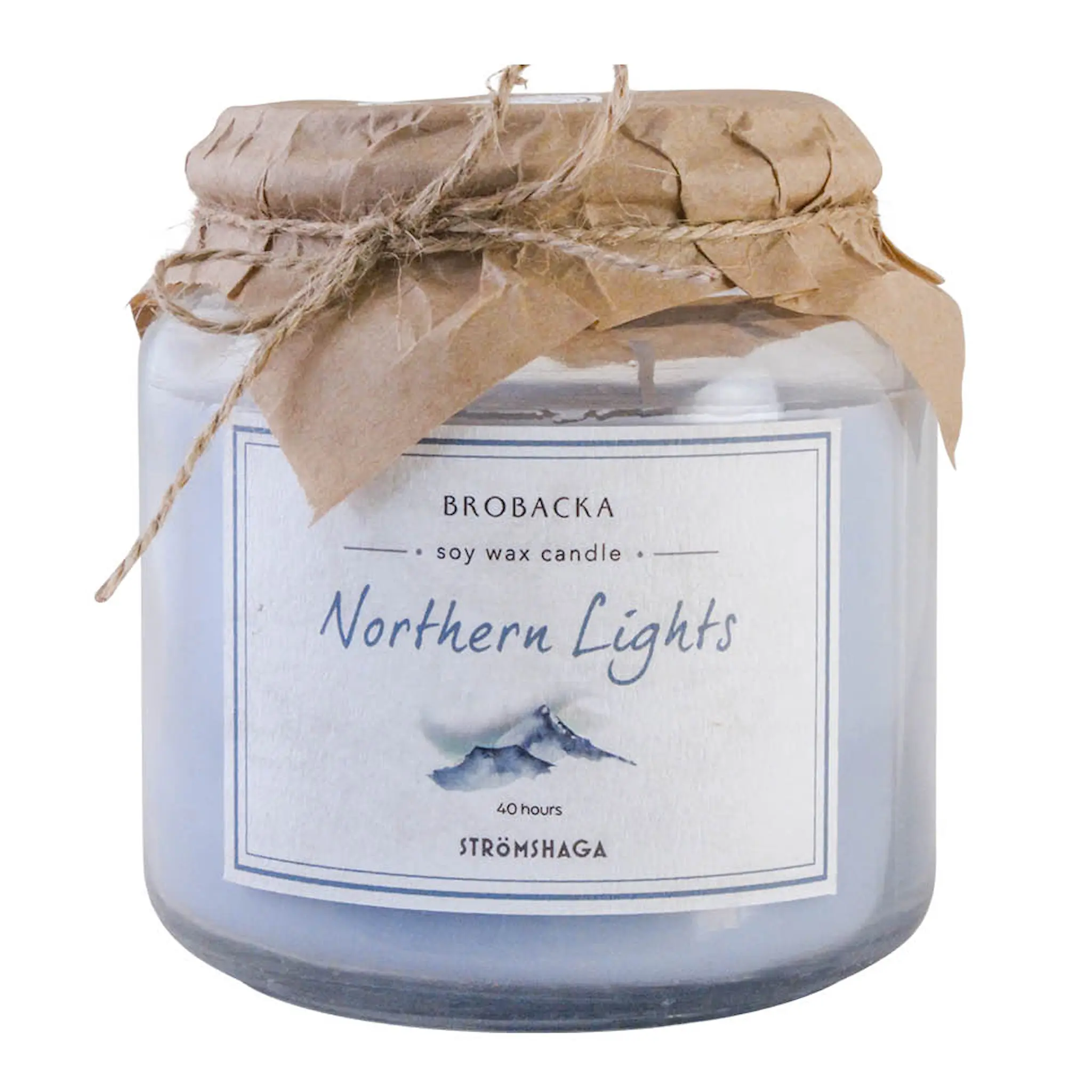 Strömshaga Brobacka Tuoksukynttilä 10 cm Northern Lights