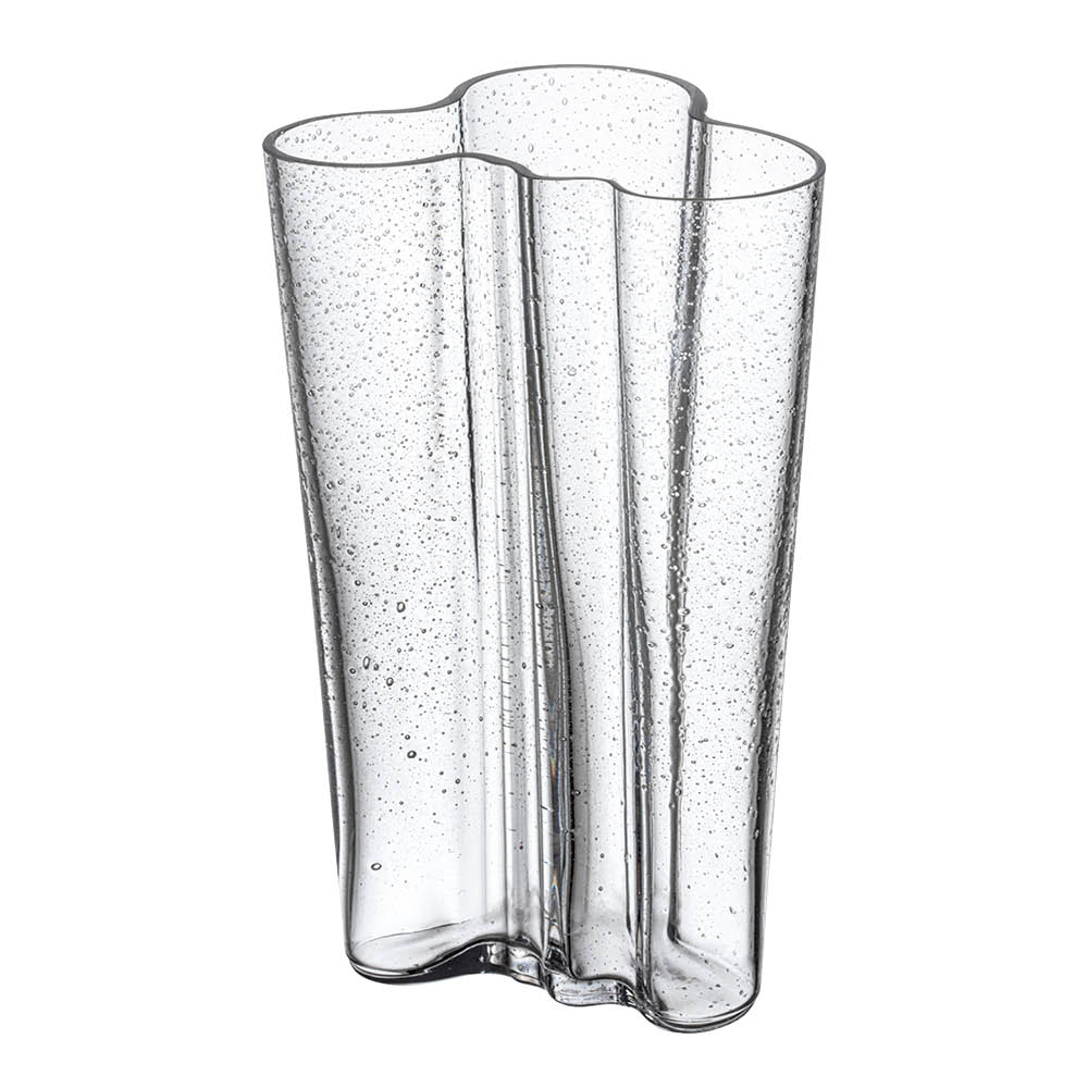 iittala Aalto vase 20,1 cm bobleglass klar