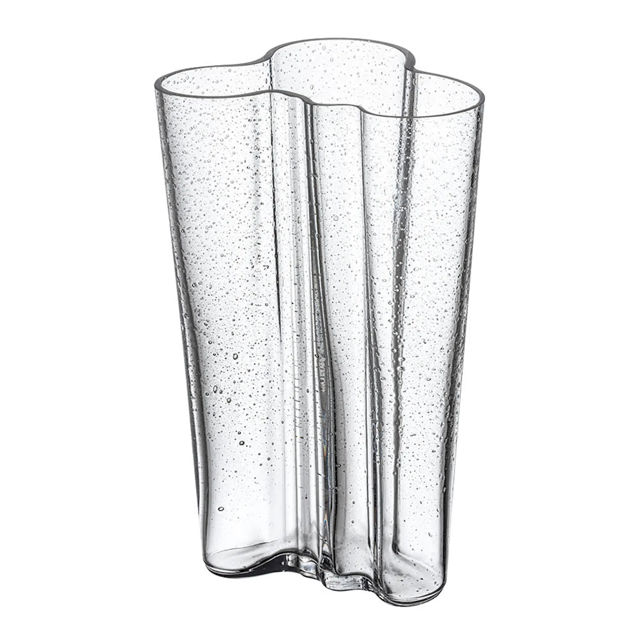 iittala Aalto vase 20,1 cm bobleglass klar