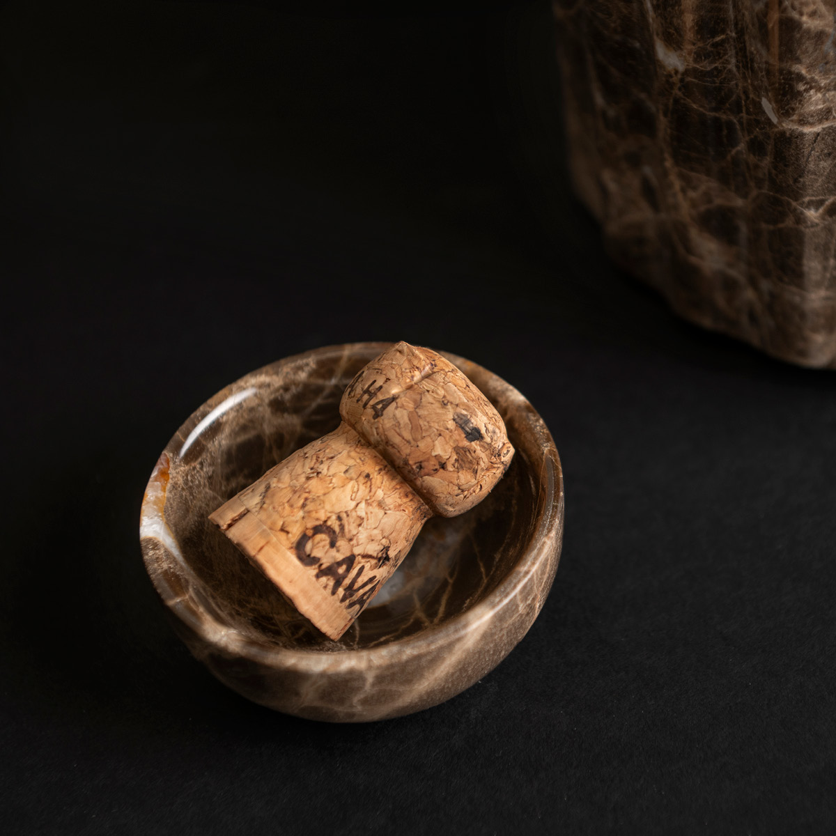 Maku Kitchen Life Maku Mini Marmorikulho 7 cm Ruskea