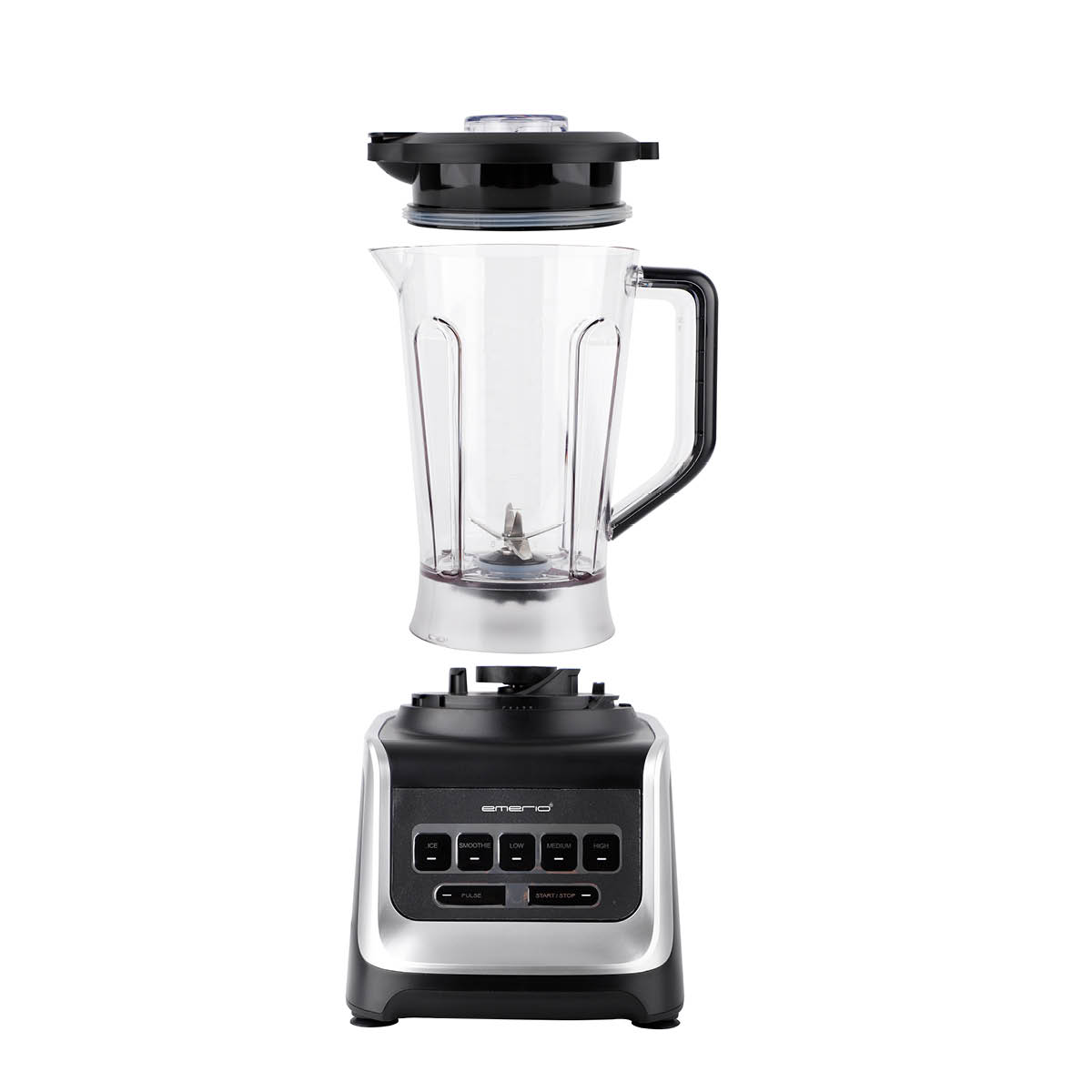 EMERIO Blender 1,85L 2000W rustfritt stål