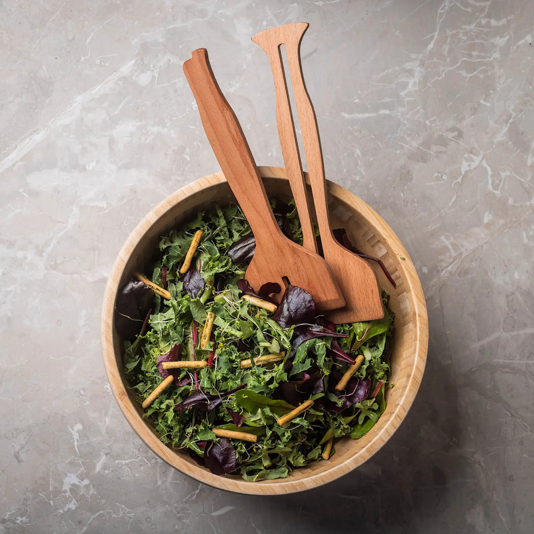 Hackit Wood mathakker 2 delt 25 cm bøk