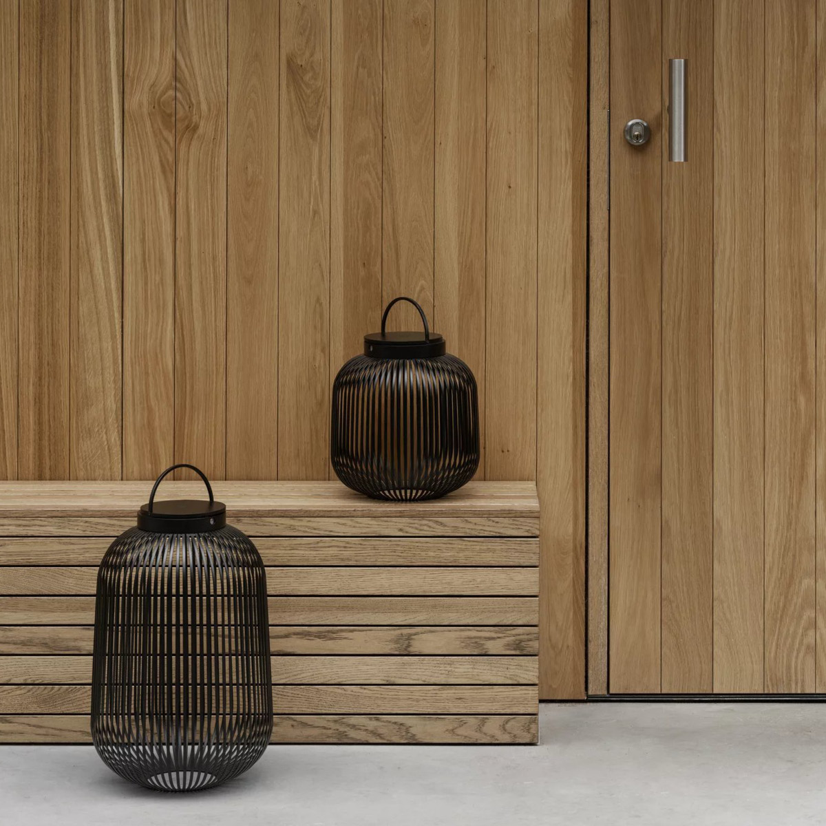 Blomus Lito LED Valaisin L 49 cm Musta