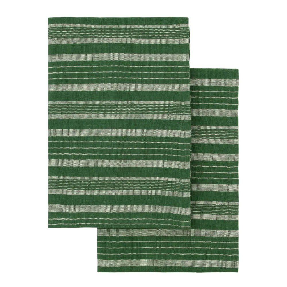 Kjøkkenhåndkle 70x50 cm 2 stk grønn
