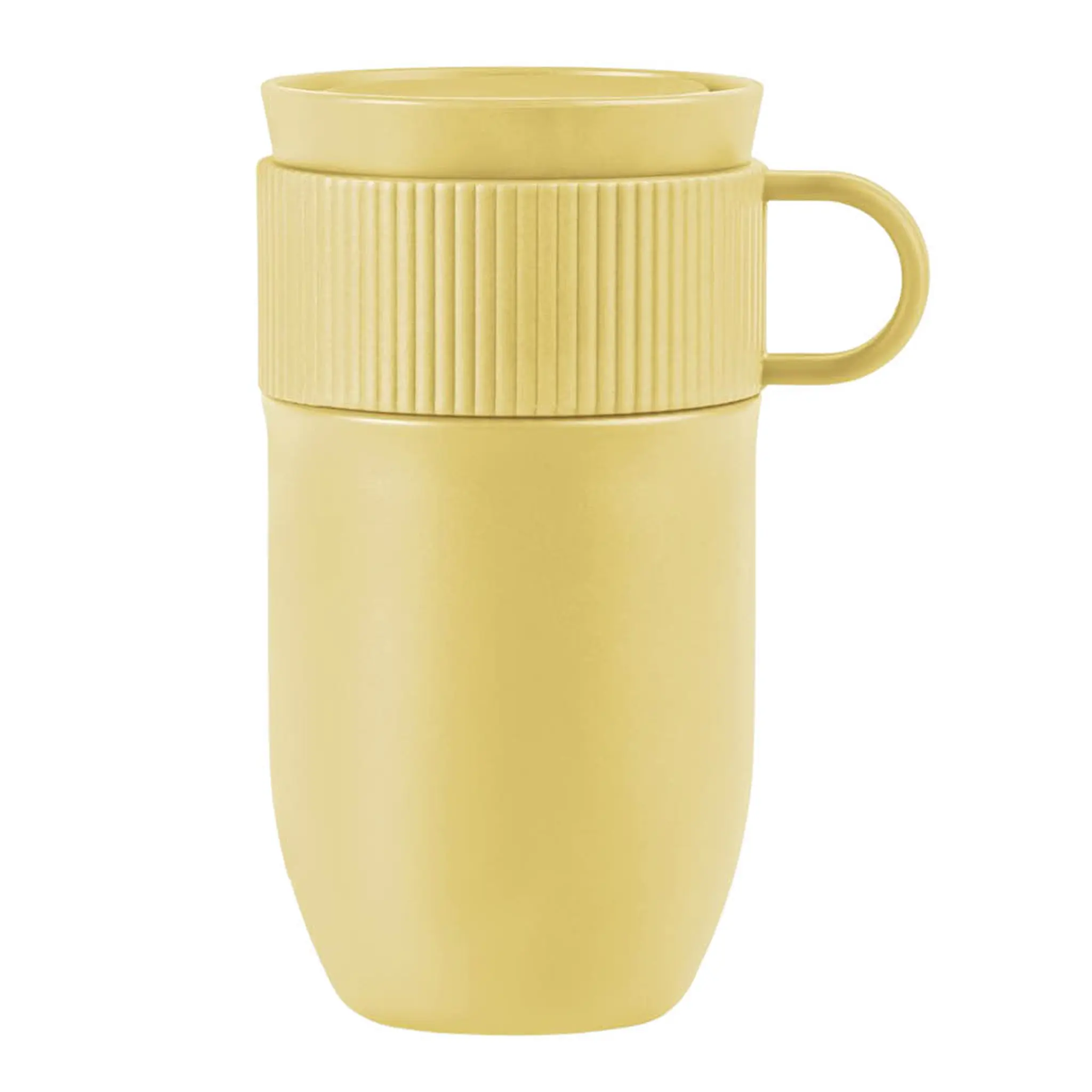 Sagaform Ted termosmugg med öra 28 cl gul