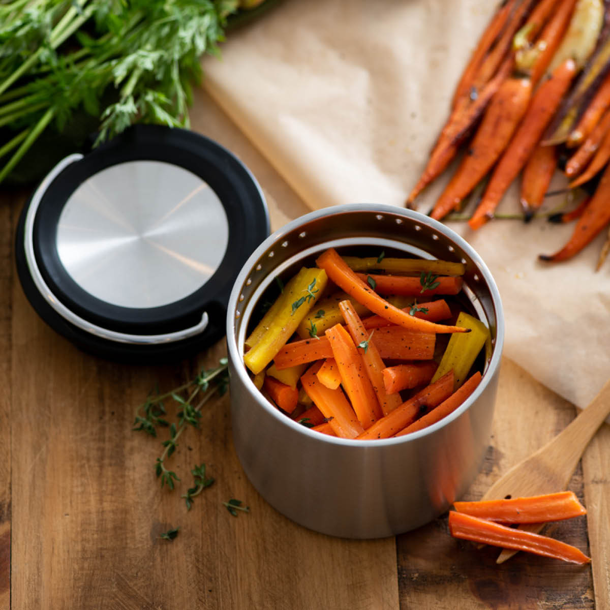 Klean Kanteen TKCanister 47 cl med isolasjonslokk børstet stål