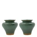 Kolo vas 8,5x9,5 cm 2-pack grön