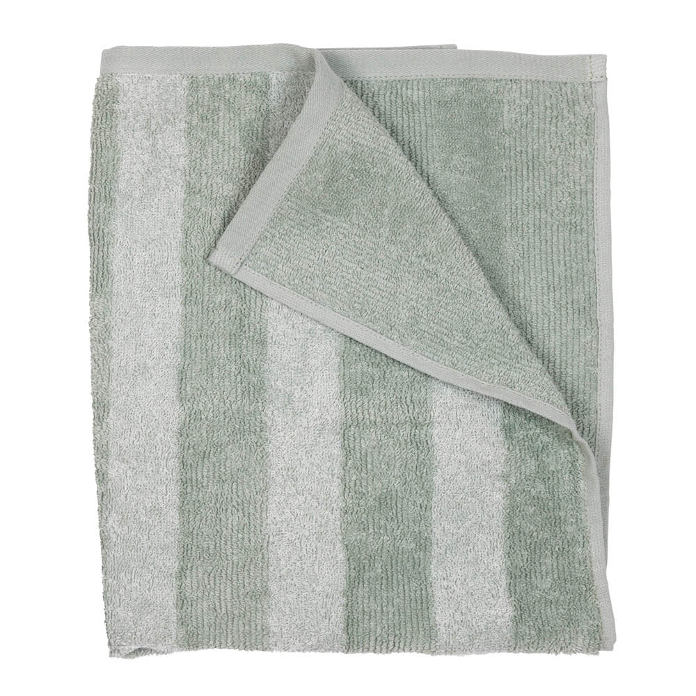 Fondaco Stripe badlakan 70x140 cm ljusgrön