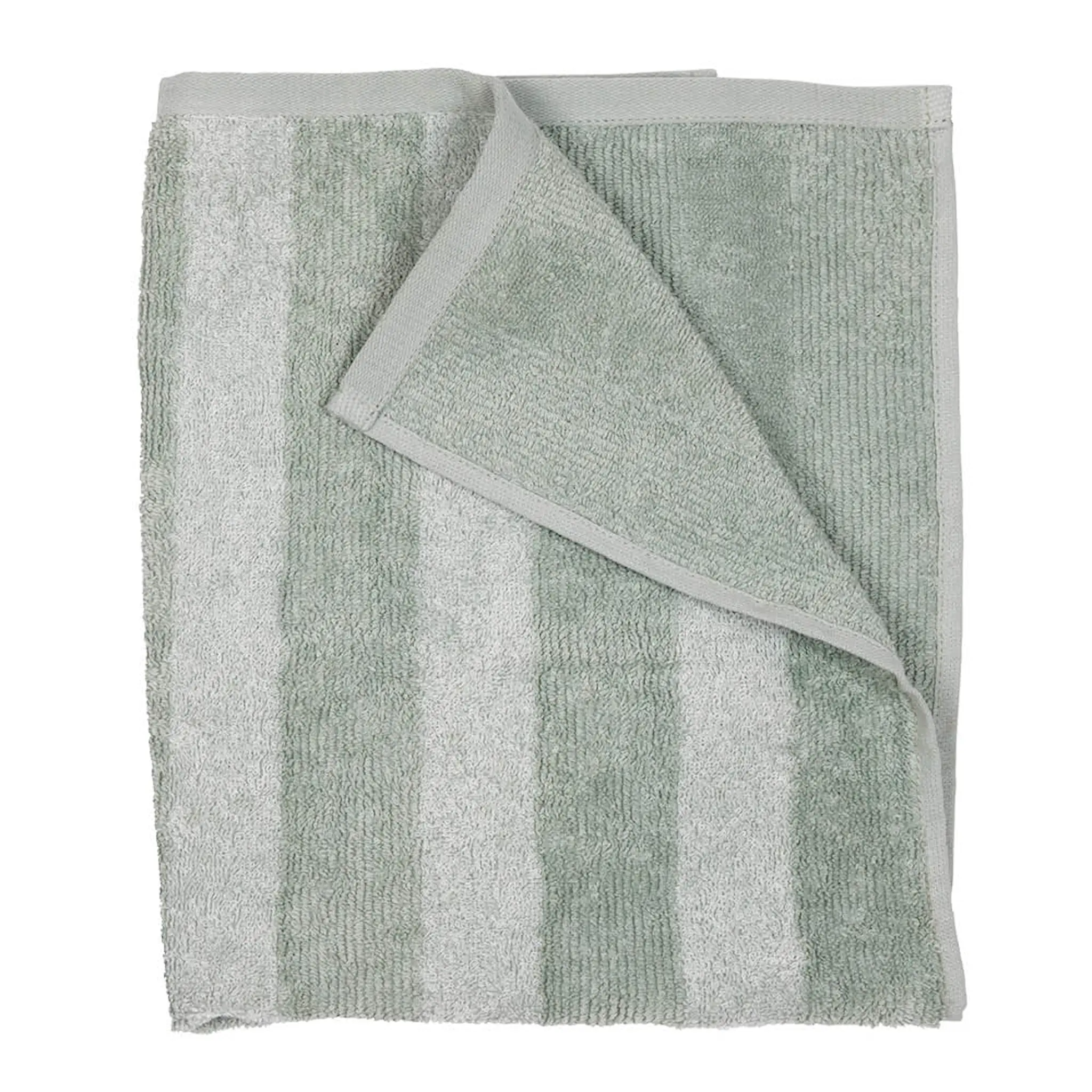 Fondaco Stripe badlakan 70x140 cm ljusgrön