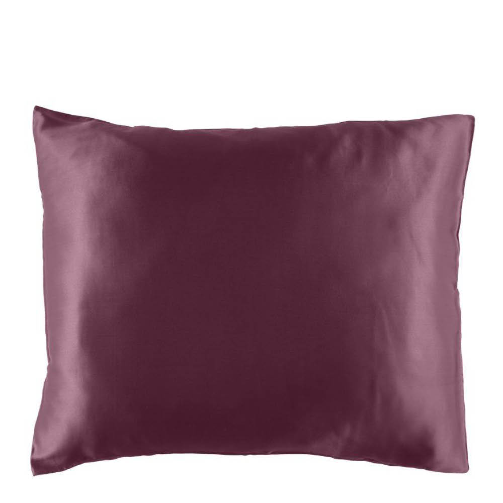 Fanni K - Silkkinen tyynyliina50x60 cm Viininpunainen