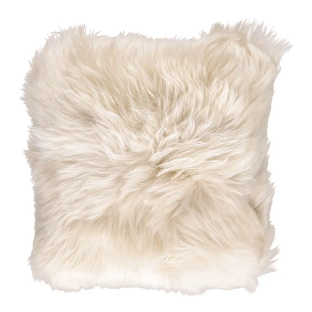 Pute new zealand saueskinn 40x40 cm linen