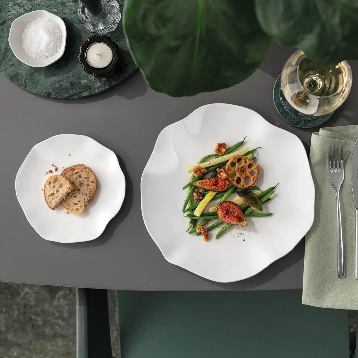 Villeroy & Boch Pura tallerken 27 cm hvit
