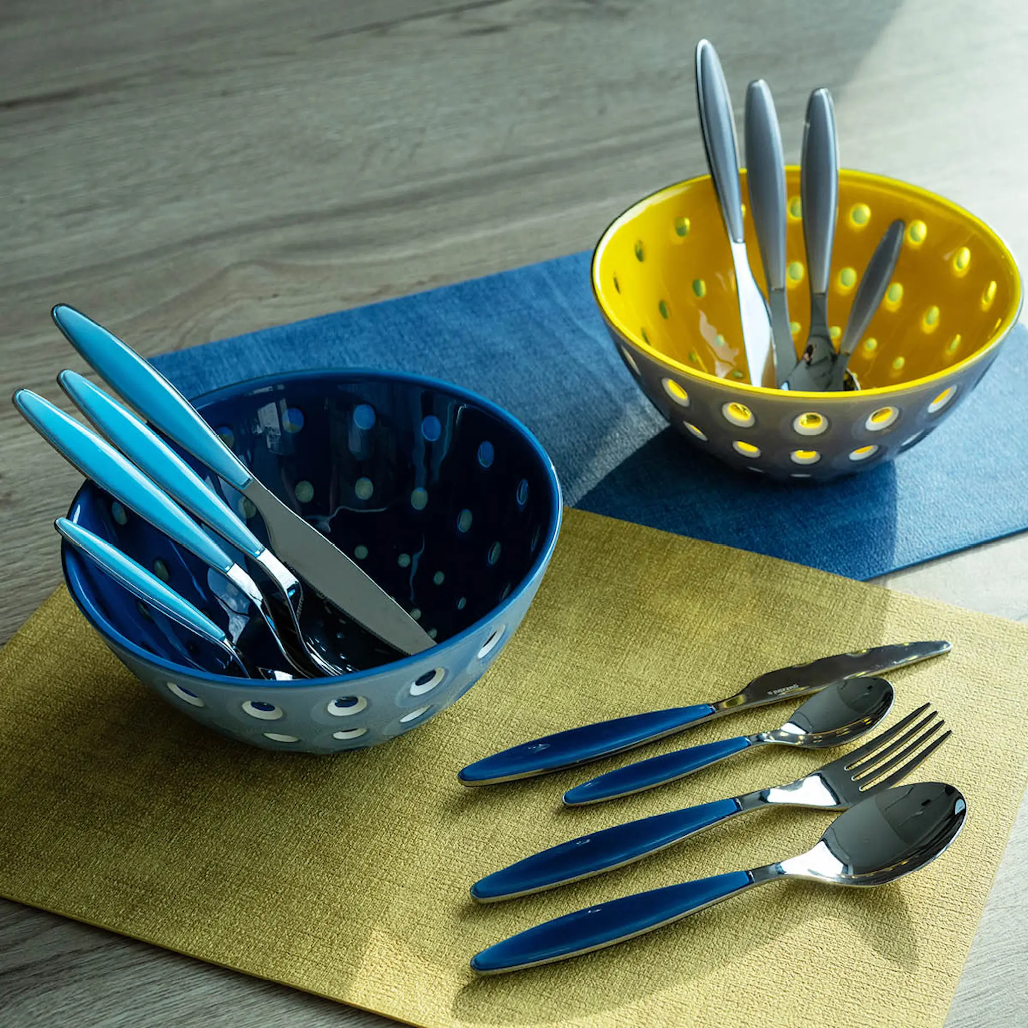 Guzzini Feeling dessertkniv 17 cm turkis