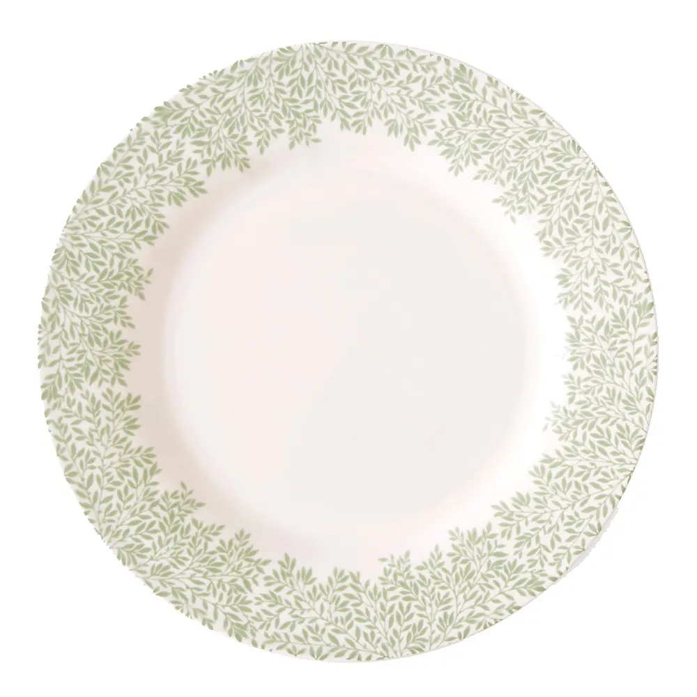 Morris & Co tallerken Standen 28 cm grønn