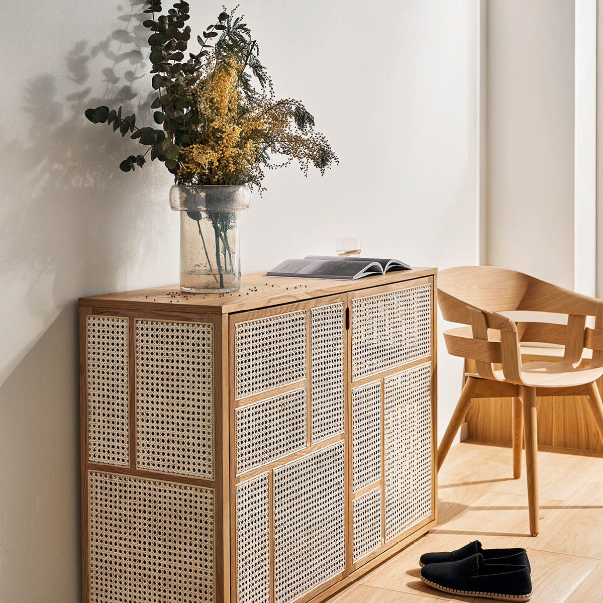 Design House Stockholm Air skänk 120x82 cm rotting/ek