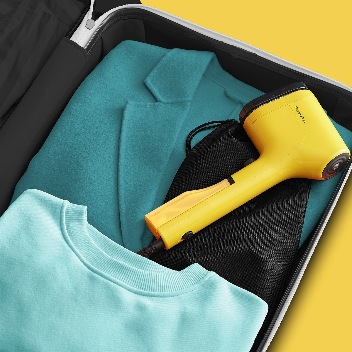 Tefal Pure Pop håndholdt steamer DT2026E1 gul