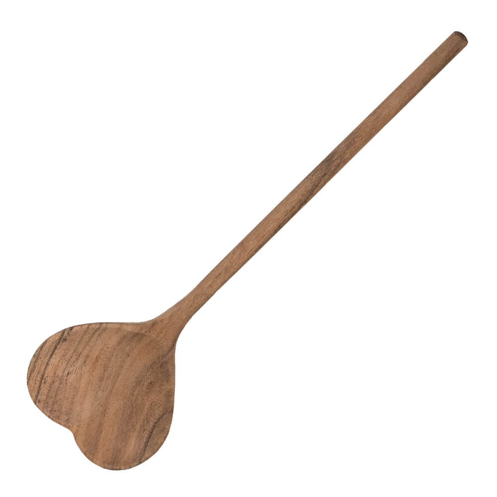 Sögne Home Serveringssked hjärta 30 cm akacia natural