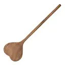 Serveringssked hjärta 30 cm akacia natural