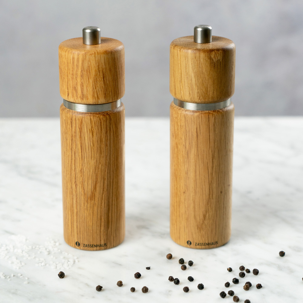 Zassenhaus Hannover saltkvern 18 cm eik