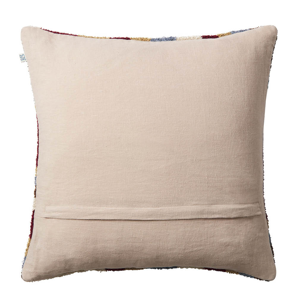 Chhatwal & Jonsson Sagar putetrekk lin/bomull 50x50 cm Multi/Dusty Blue/Ruby