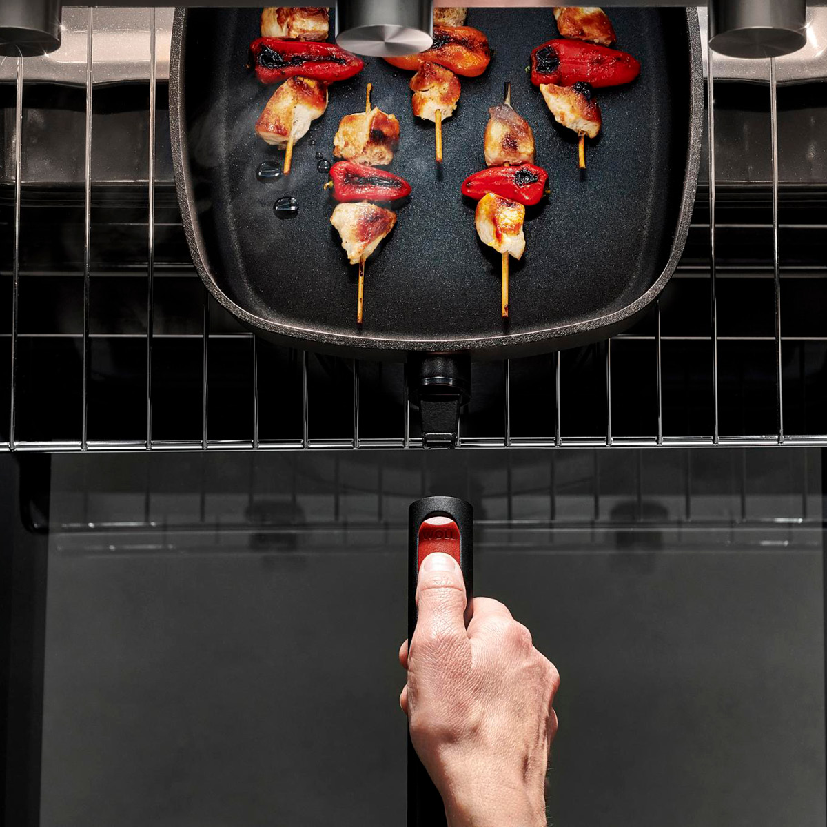 Woll ECO Logic QXR stekpanna 24 cm avtagbart handtag fyrkantig