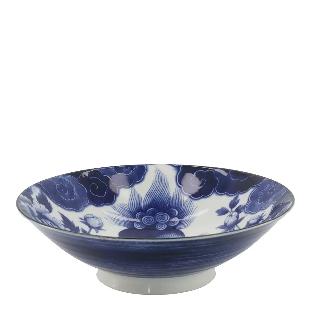 Japonism Lion Menbachi Kulho 25,2 cm Blue