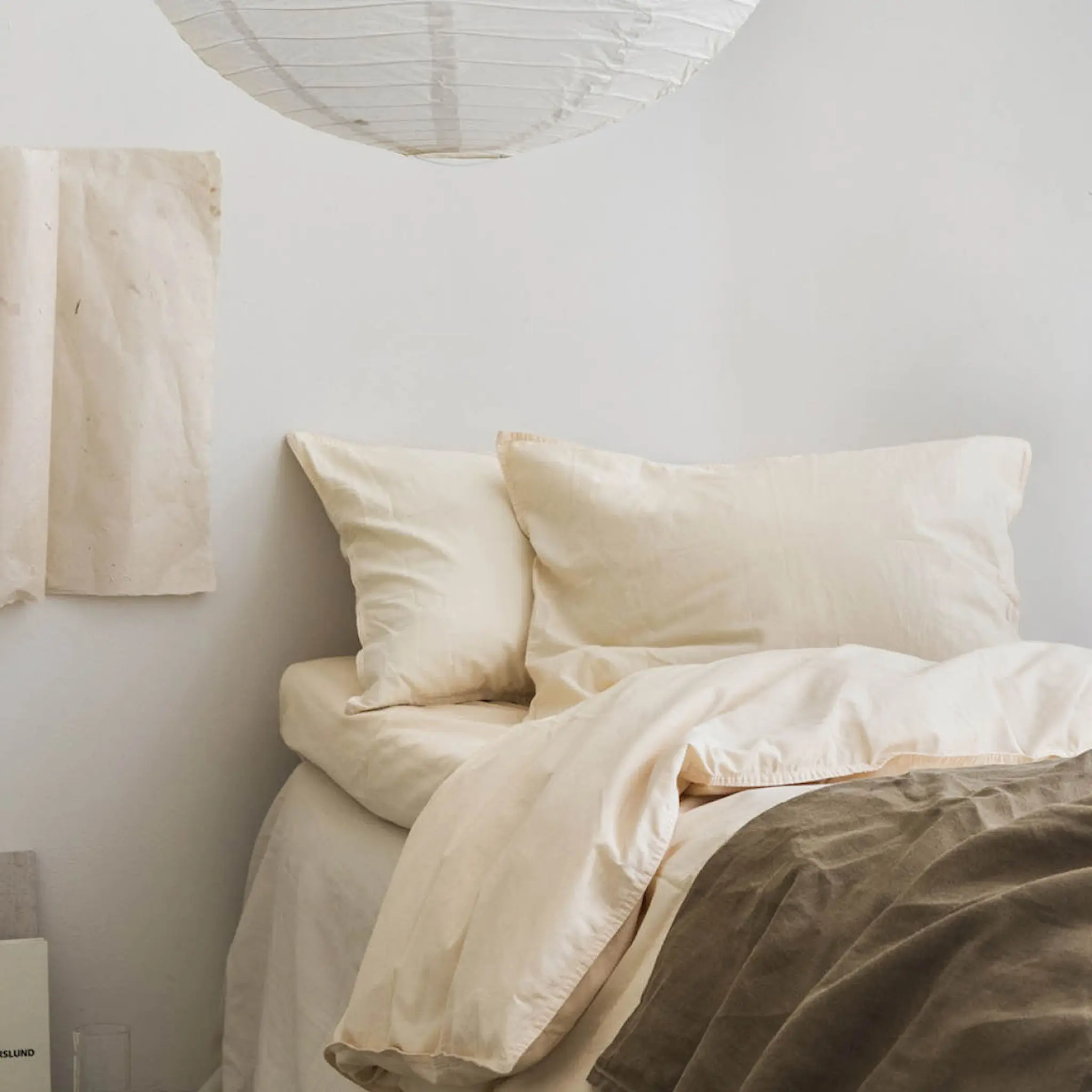 Midnatt Sorbetto påslakan 150x200 cm ljusgul
