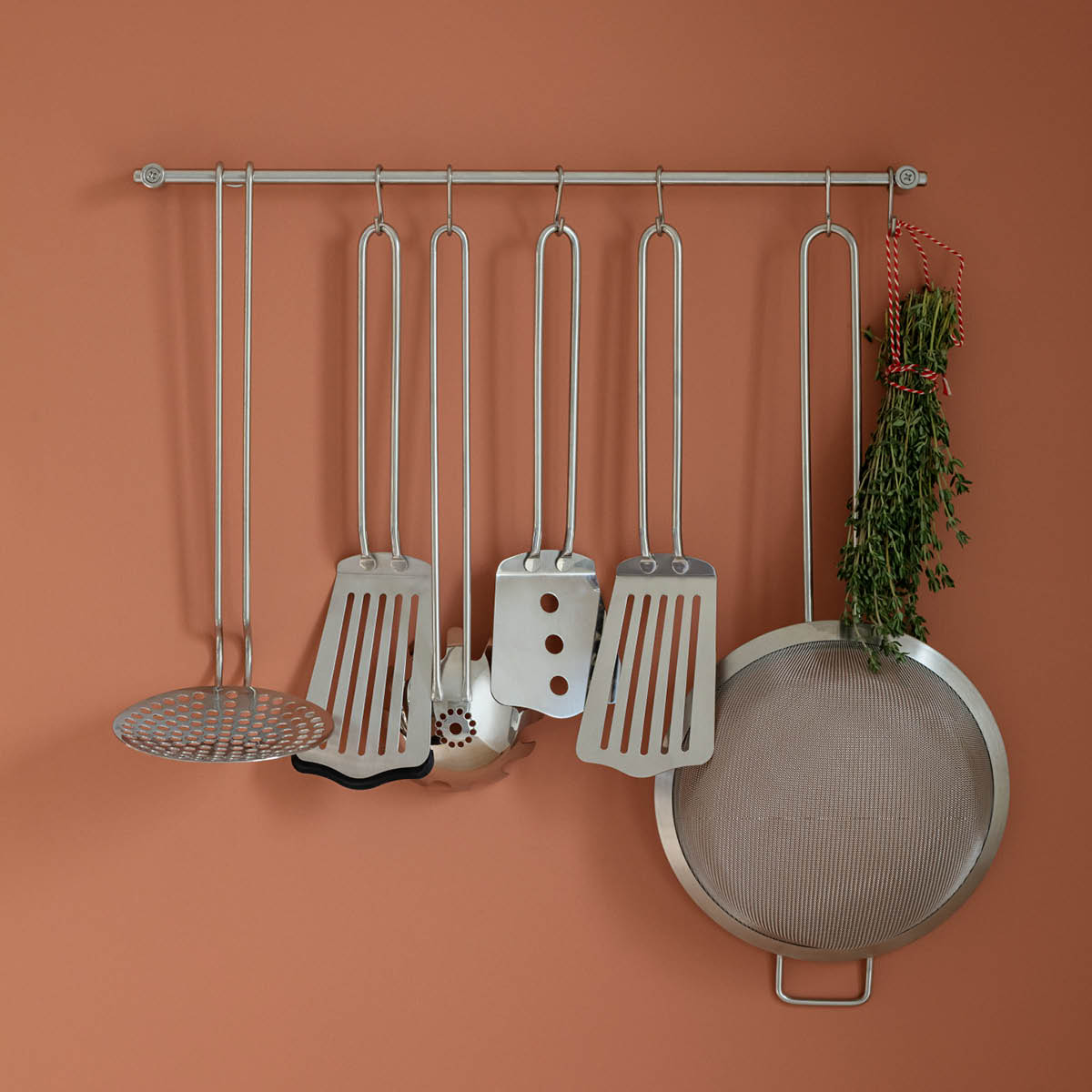 Eva Trio Stekspade med silikon 28 cm borstat stål