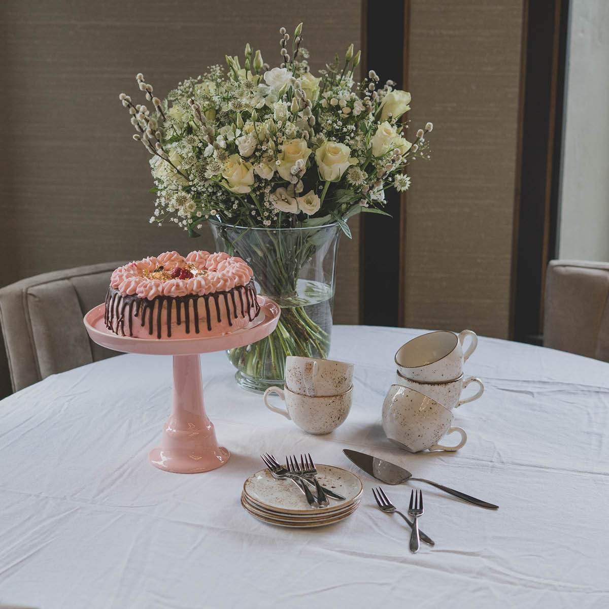 Hardanger bestikk Fjord kakesett 7 deler