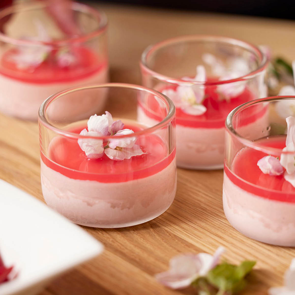 Blomsterberg Dessertglass 6 cm 4 stk borosilikatglass