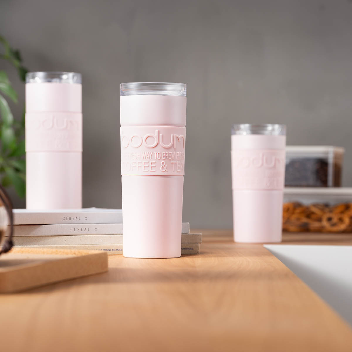 Bodum Travel Mug termokopp 45 cl rosa