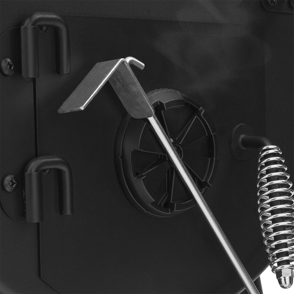 Broil King Savugrilli Offset Smoker Low n Slow 500 Musta