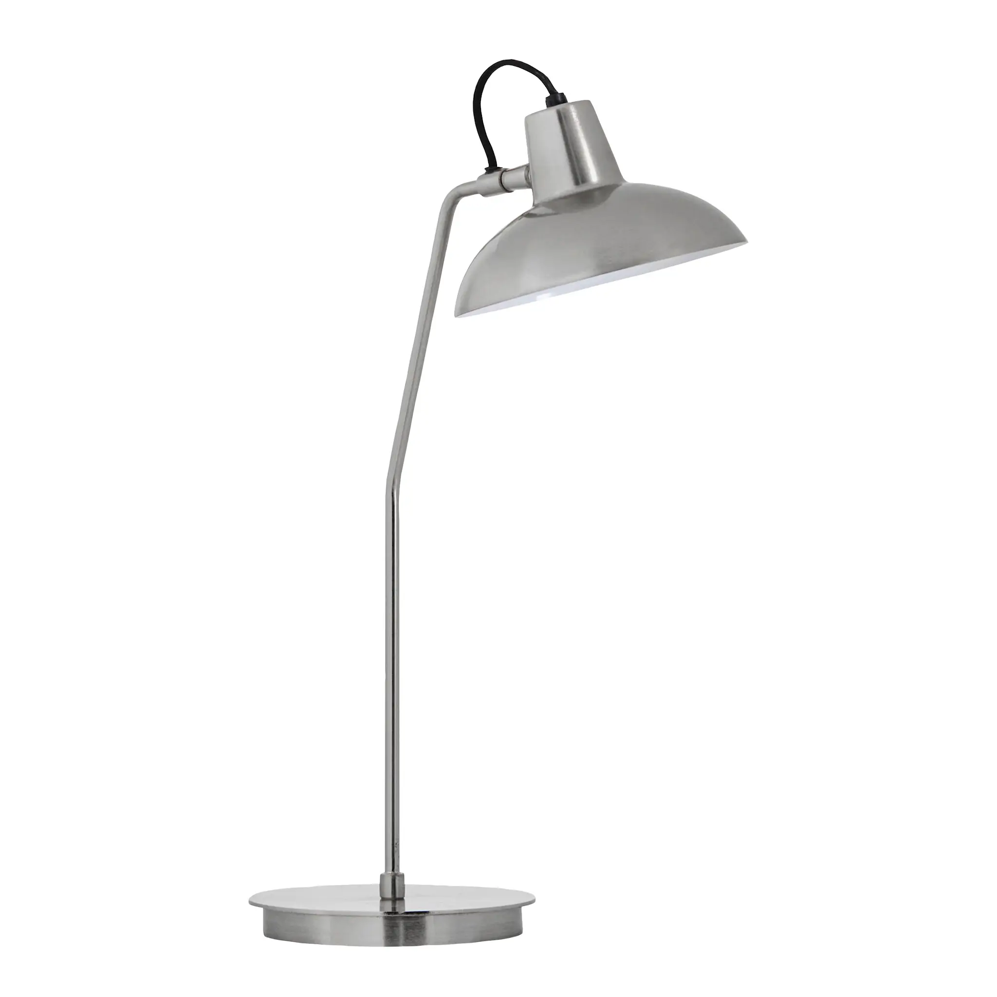 House Doctor Desk bordslampa 50 cm borstad silverfinish