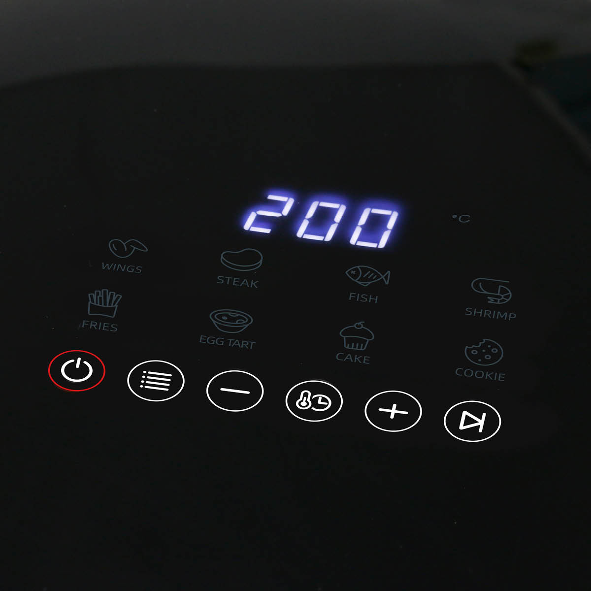 EMERIO Airfryer med dubbla värmeelement 5 L svart