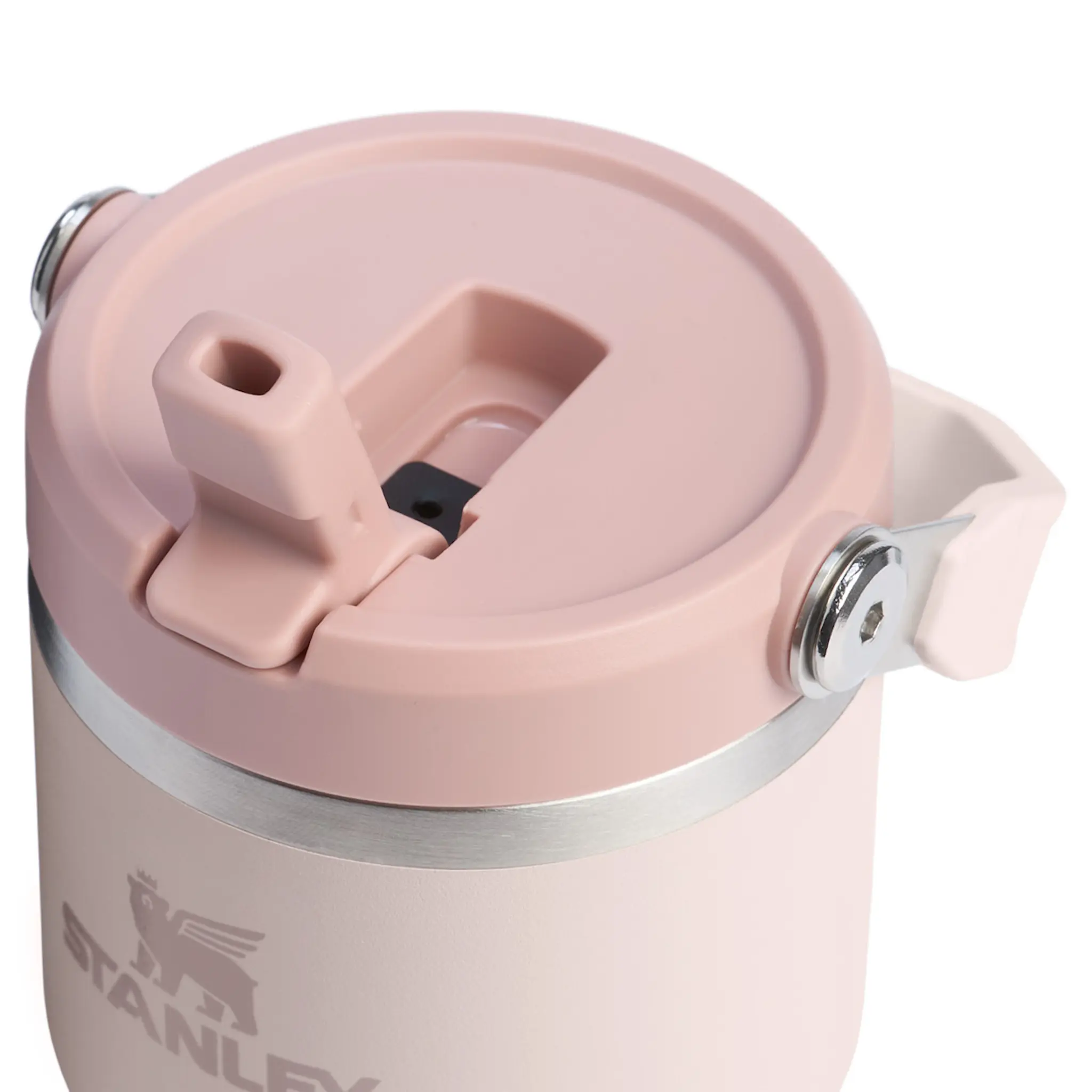 Stanley Iceflow Flip Straw tumbler termosflaska 0,6 L Rose quartz