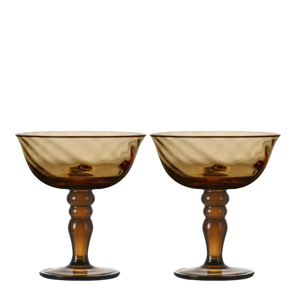 Opacity italiensk champagnekupa 15 cl 2-pack