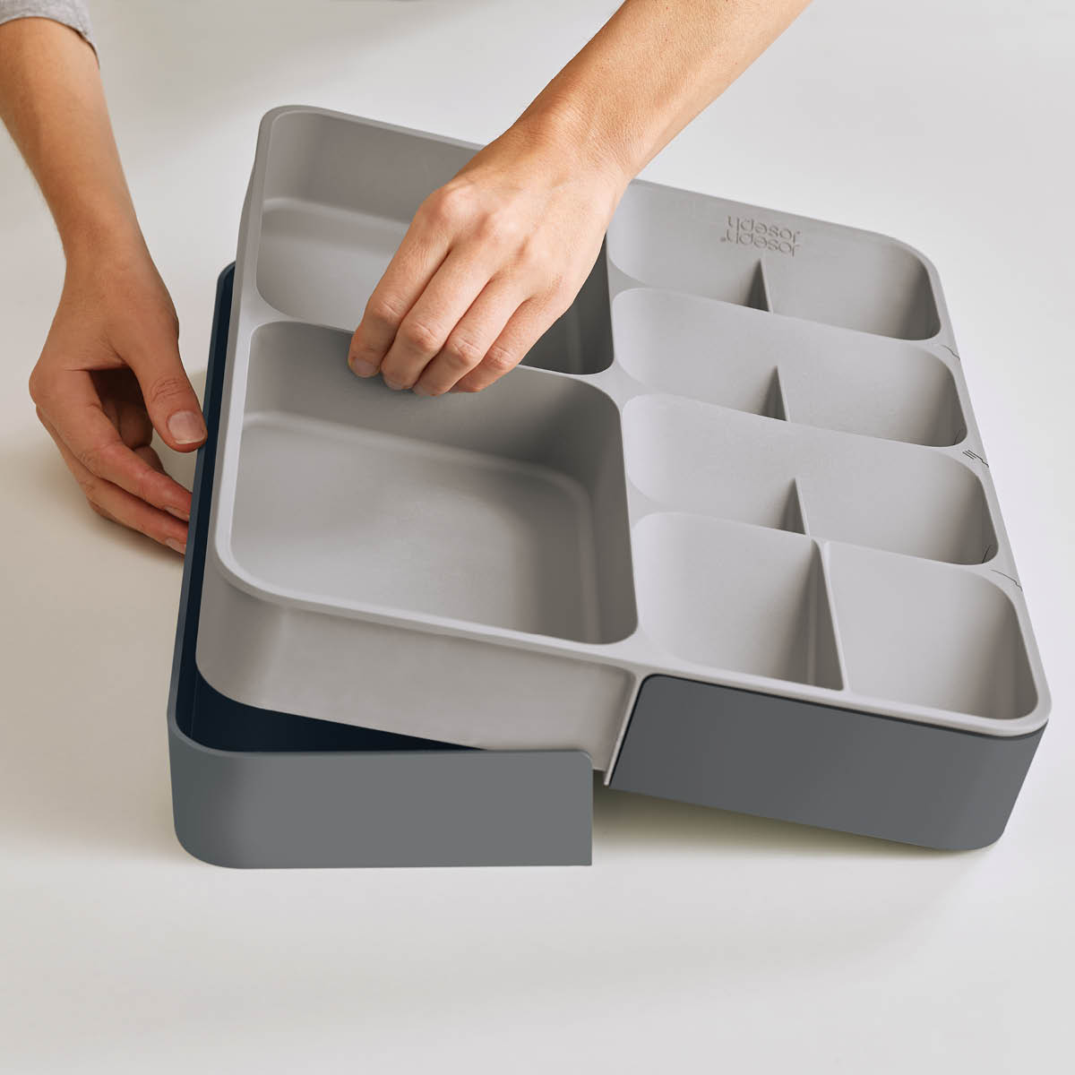 Joseph Joseph Bestickförvaring 40x32 cm Grå