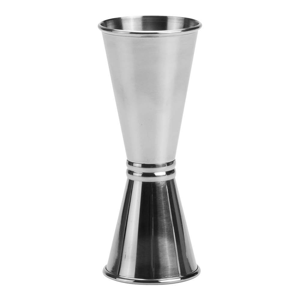 Exxent Jigger 2/4 cl rundade kanter stål