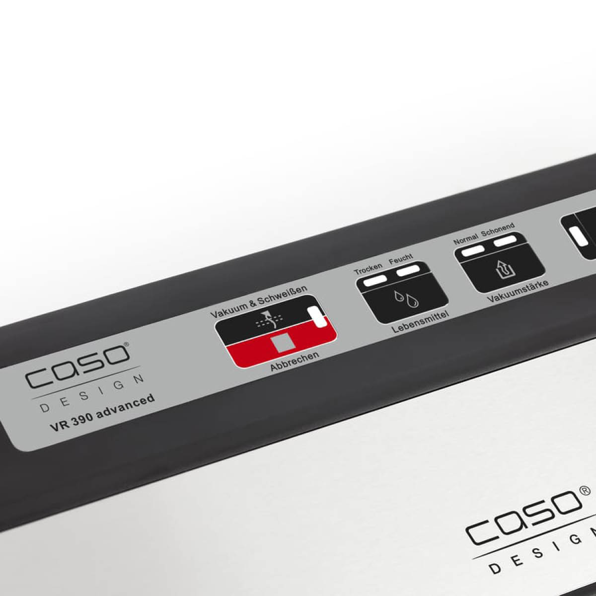 Caso VR 390 Advanced Tyhjiöpakkauslaite Hopea/Musta