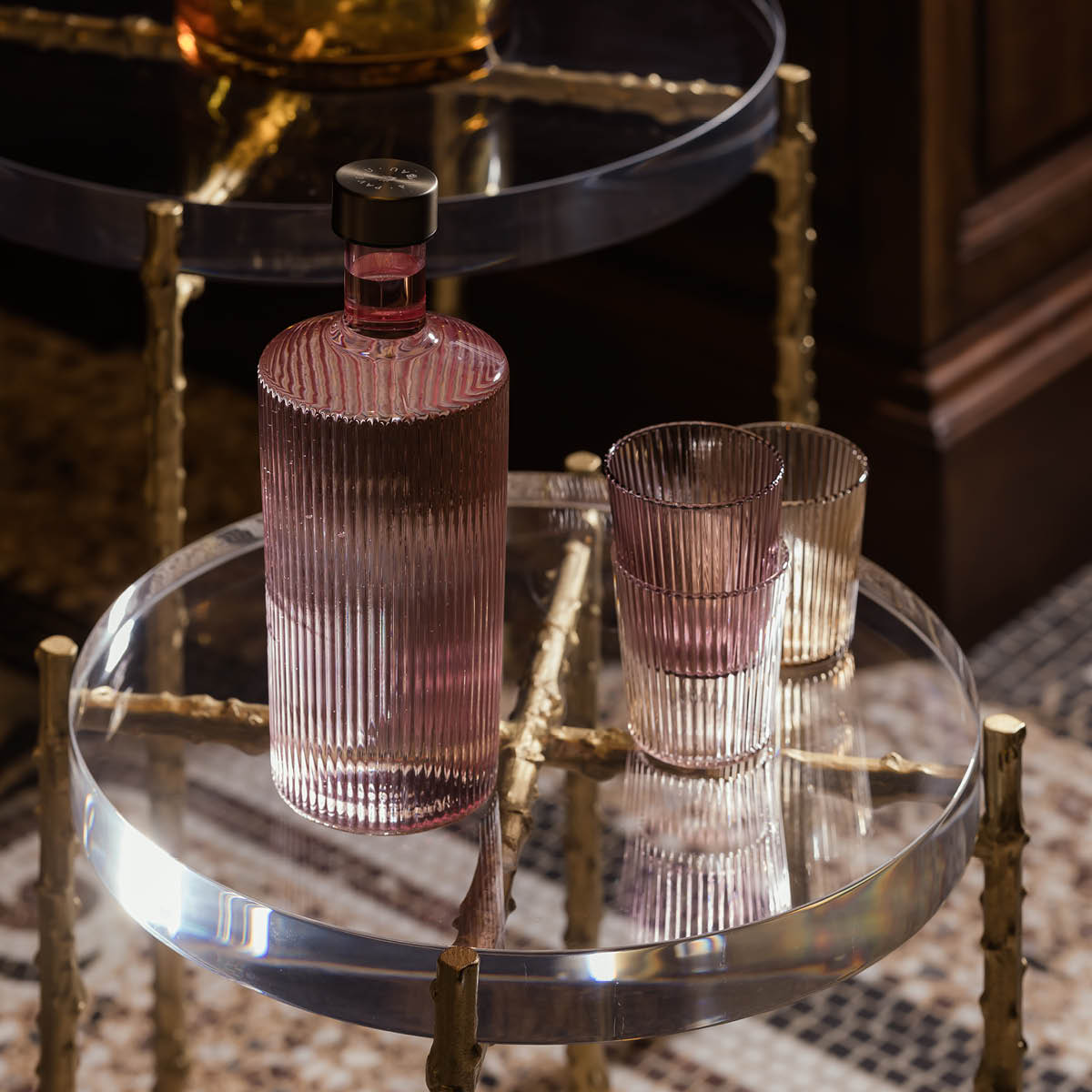 Paveau Ribbed Elegance flaska Broome 1,25 L burgundy