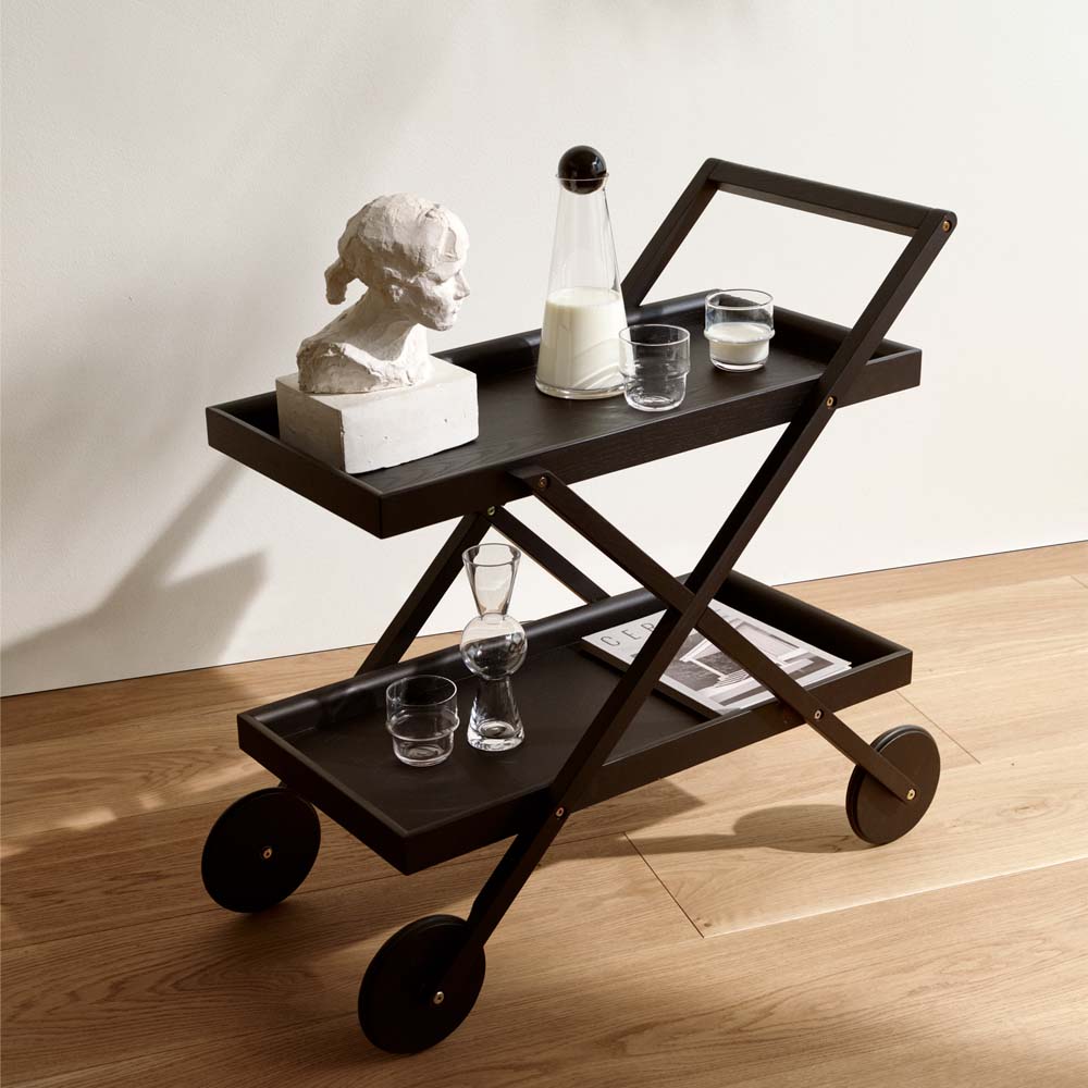 Design House Stockholm Exit Tevagn 86x81 cm Svart