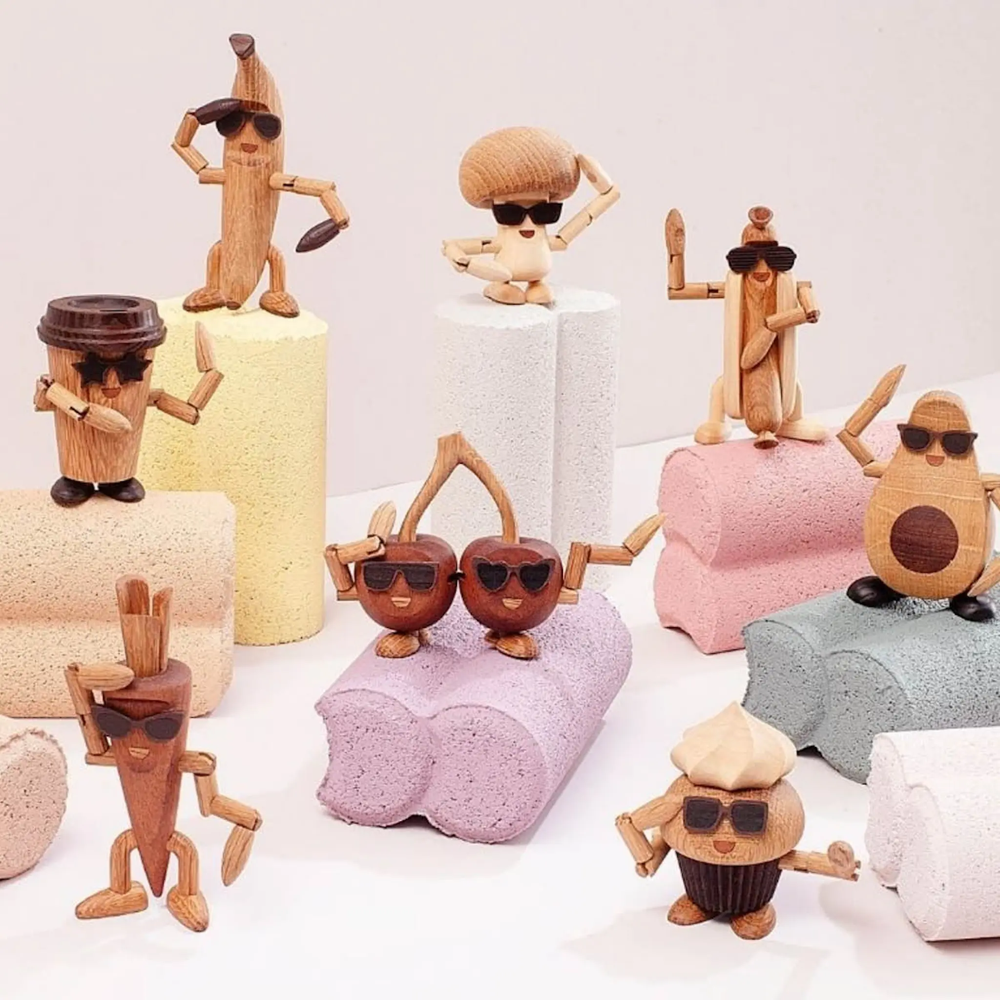 Spring Copenhagen Woodies Esther Espresso To Go Coffee träddekoration 8,5 cm ek