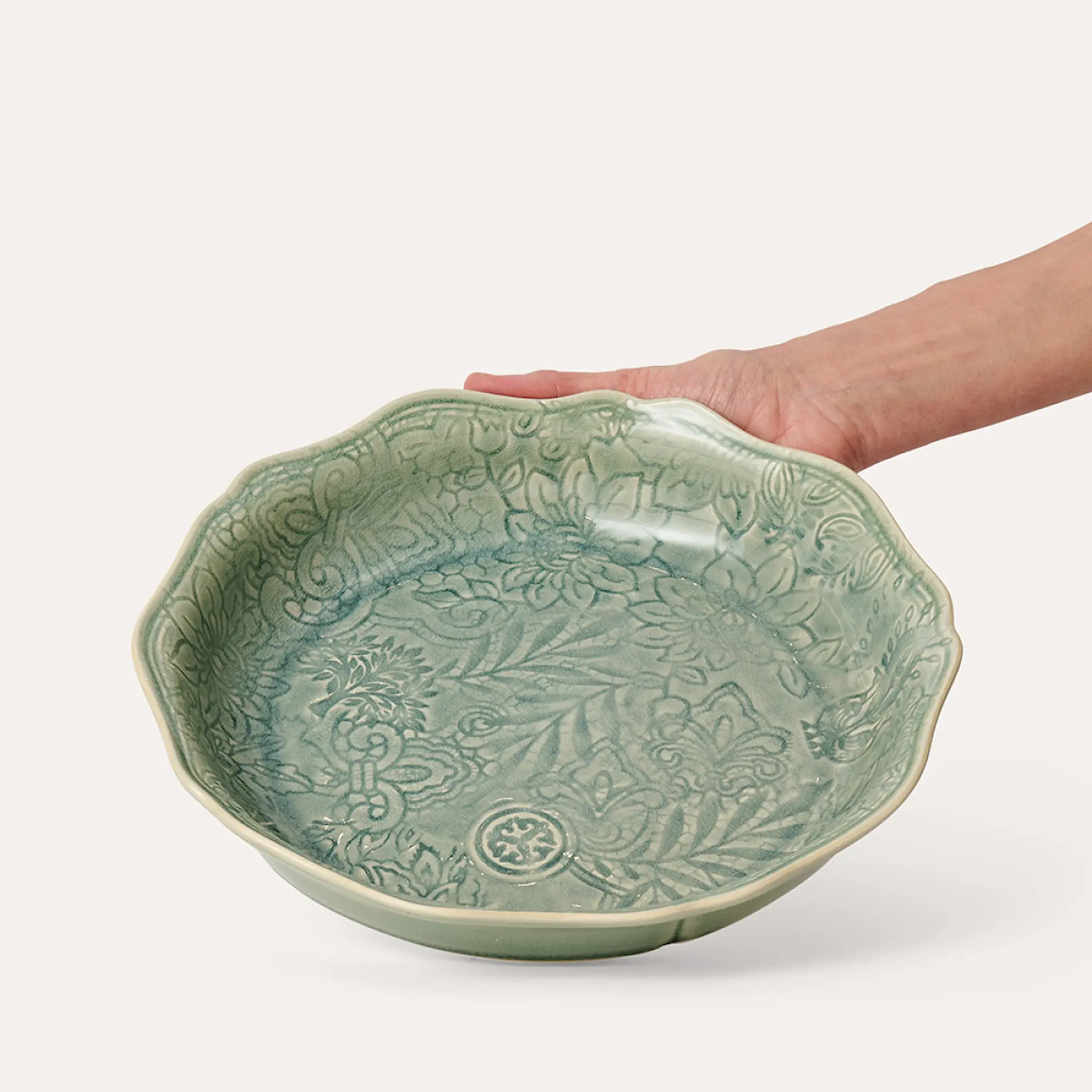 Sthål Arabesque pajform 25 cm Antique