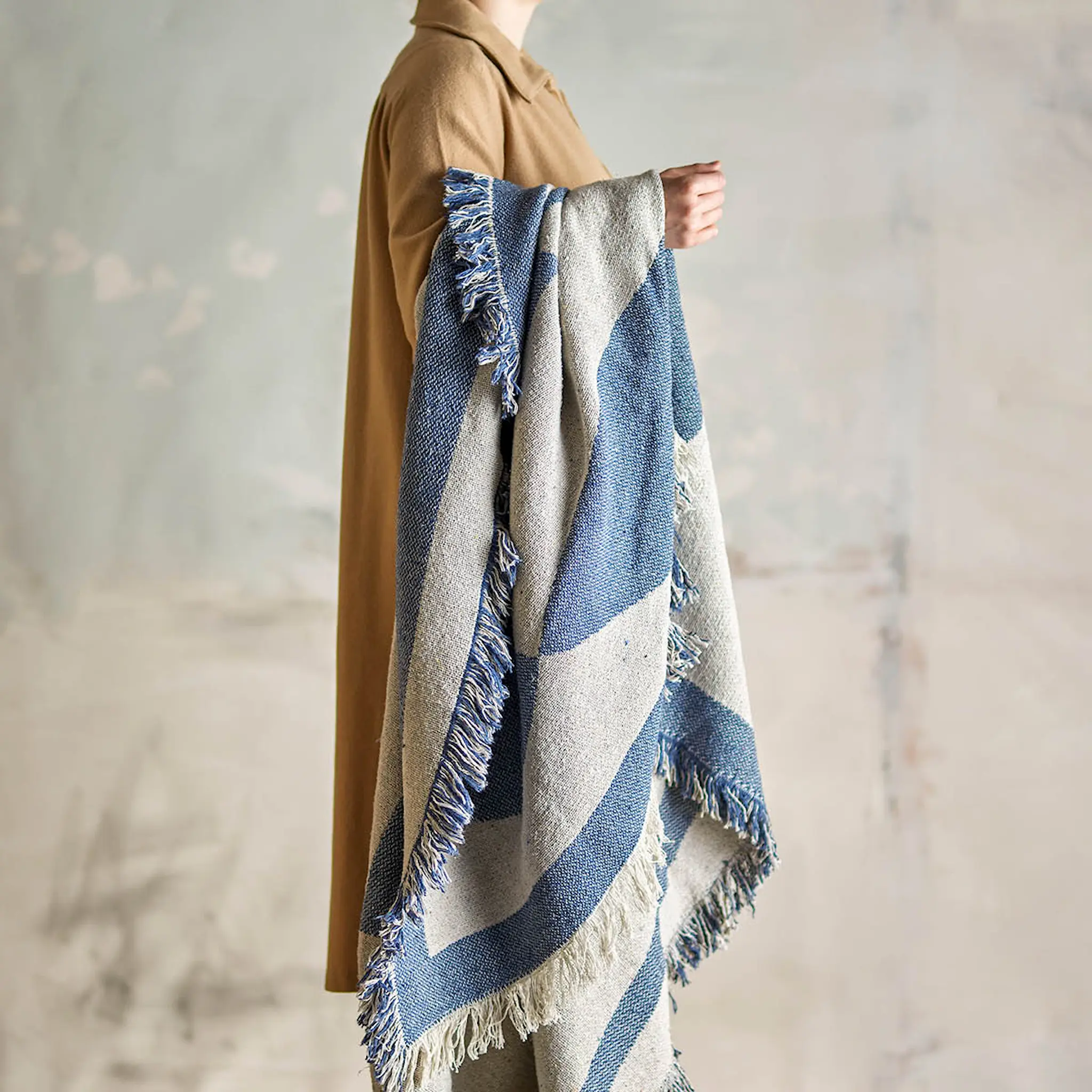 Bloomingville Viltti Agno 160x130 cm sininen