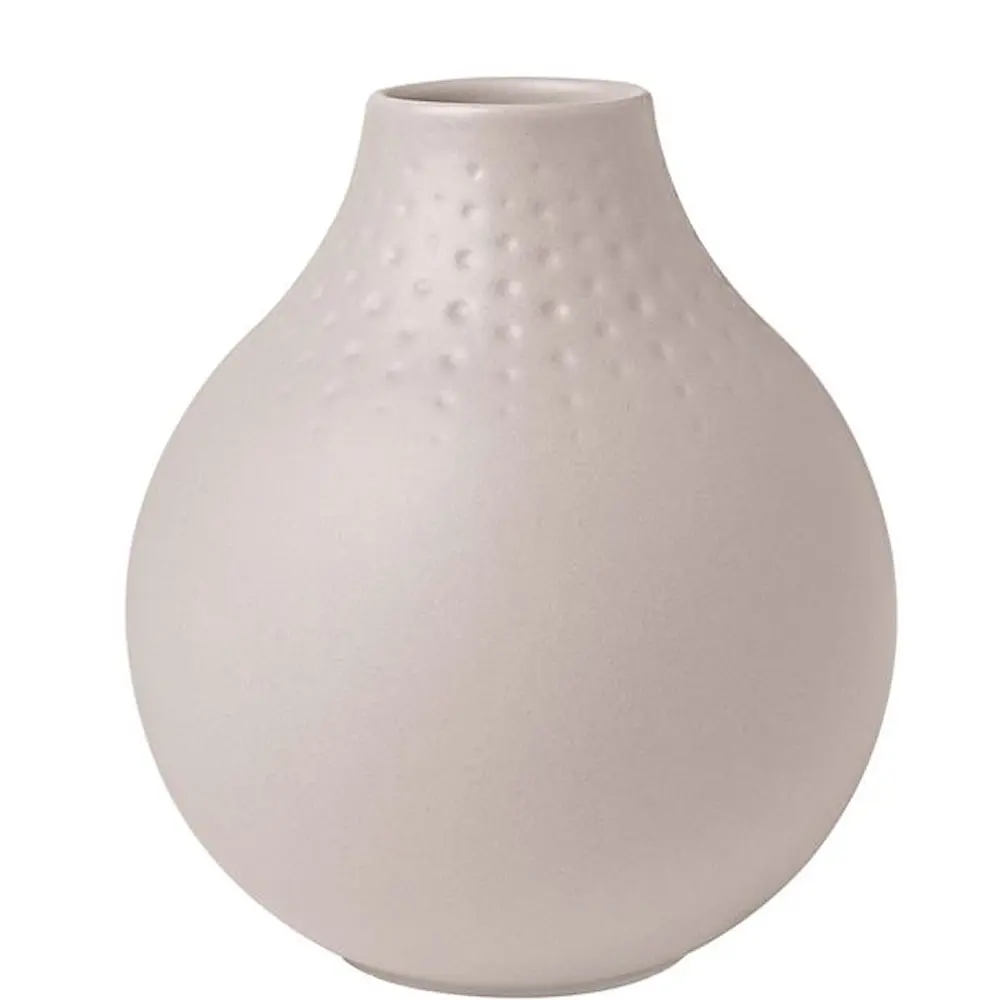 Collier Perle maljakko 12 cm beige