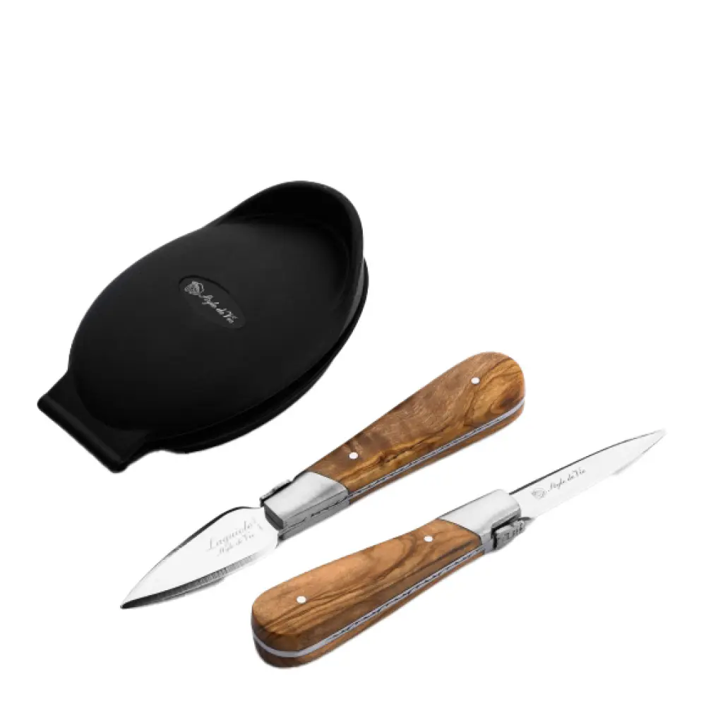 Østers/skjellkniver 2 stk olive